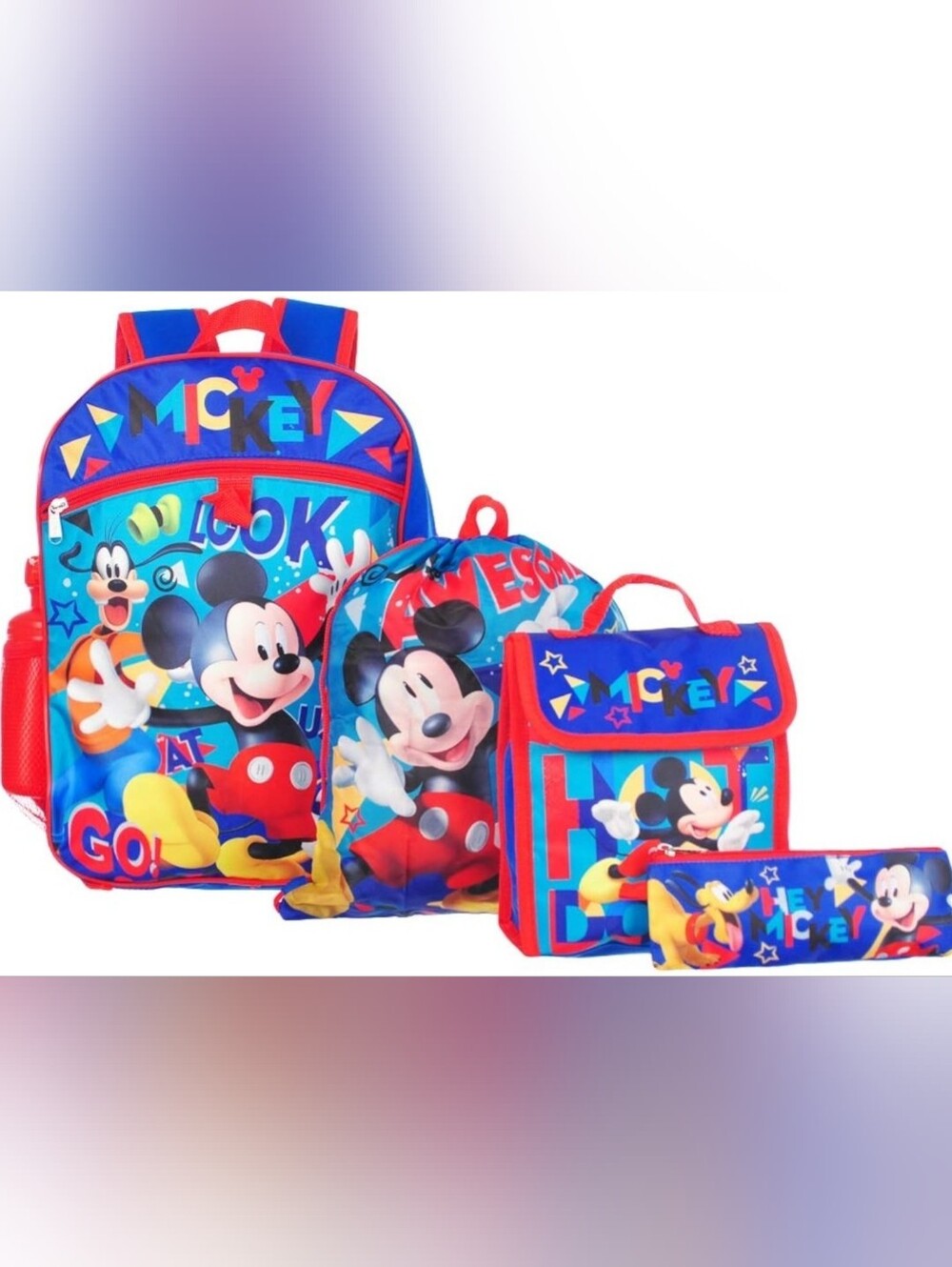 Mickey 8 Piece Set - Disney Mickey Mouse Sm Bundle . All Items Listed In Descrip